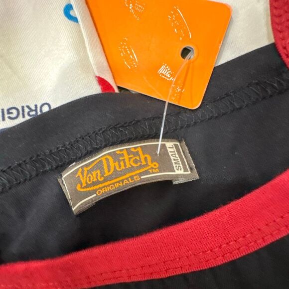 NWT Von Dutch Pajama Set Size Women's Small   super colorful rainbow text with l - Picture 7 of 8